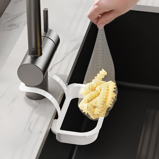 Must-Have Kitchen Sink Draining Rack | Anti-Clog Leftovers Strainer Basket