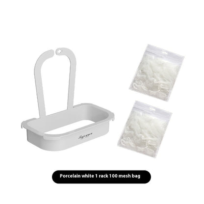 Must-Have Kitchen Sink Draining Rack | Anti-Clog Leftovers Strainer Basket