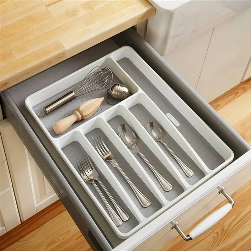Durable Cutlery Storage Box Organizer