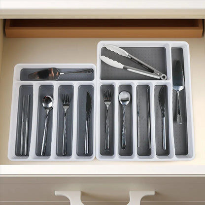 Durable Cutlery Storage Box Organizer