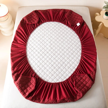 Quilted Waterproof Fitted Sheet & Mattress Cover