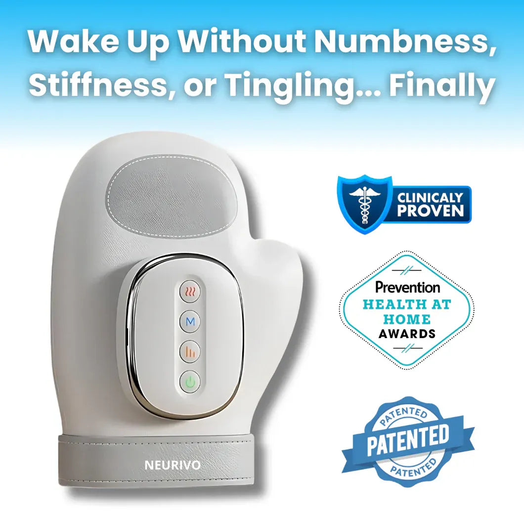 Neurivo™ Hand Massager for Arthritis, Carpal Tunnel & Joint Pain